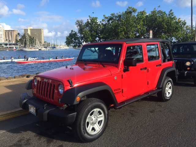 Rent Jeep Wranglers in Honolulu Hawaii