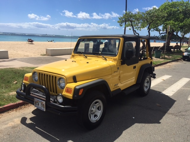 Jeep Rental in Honolulu Hawaii