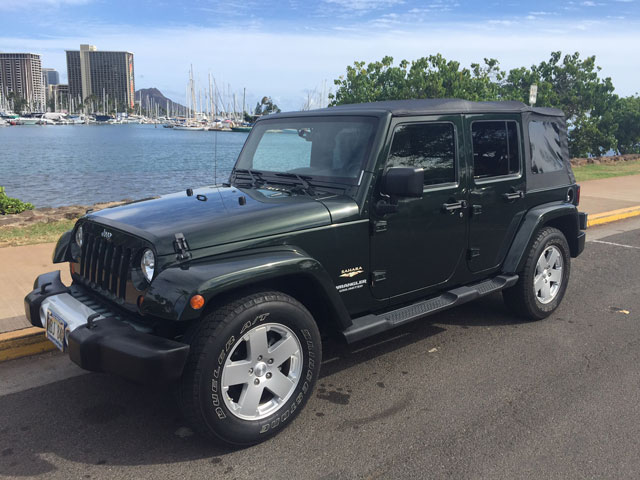 Arriba 48+ imagen 4 door jeep wrangler rental honolulu