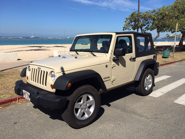 Jeep Wrangler Rentals in Honolulu | Versatile & Stylish Ride