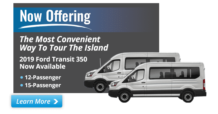 Honolulu HI 12 and 15 Passenger Van Rentals